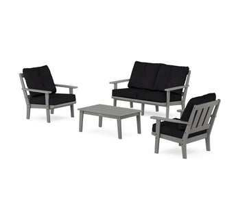 Oxford 4-Piece Deep Seating Set with Loveseat
