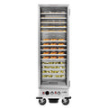 33 in. Commercial Non-Insulated Glass Door Heated Holding/Proofing Cabinet with 36-Pan Capacity in Silver
