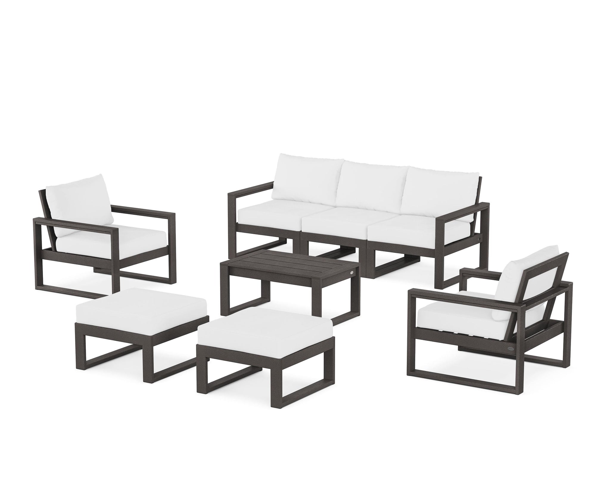 EDGE Sectional 8-Piece Lounge Sofa Set