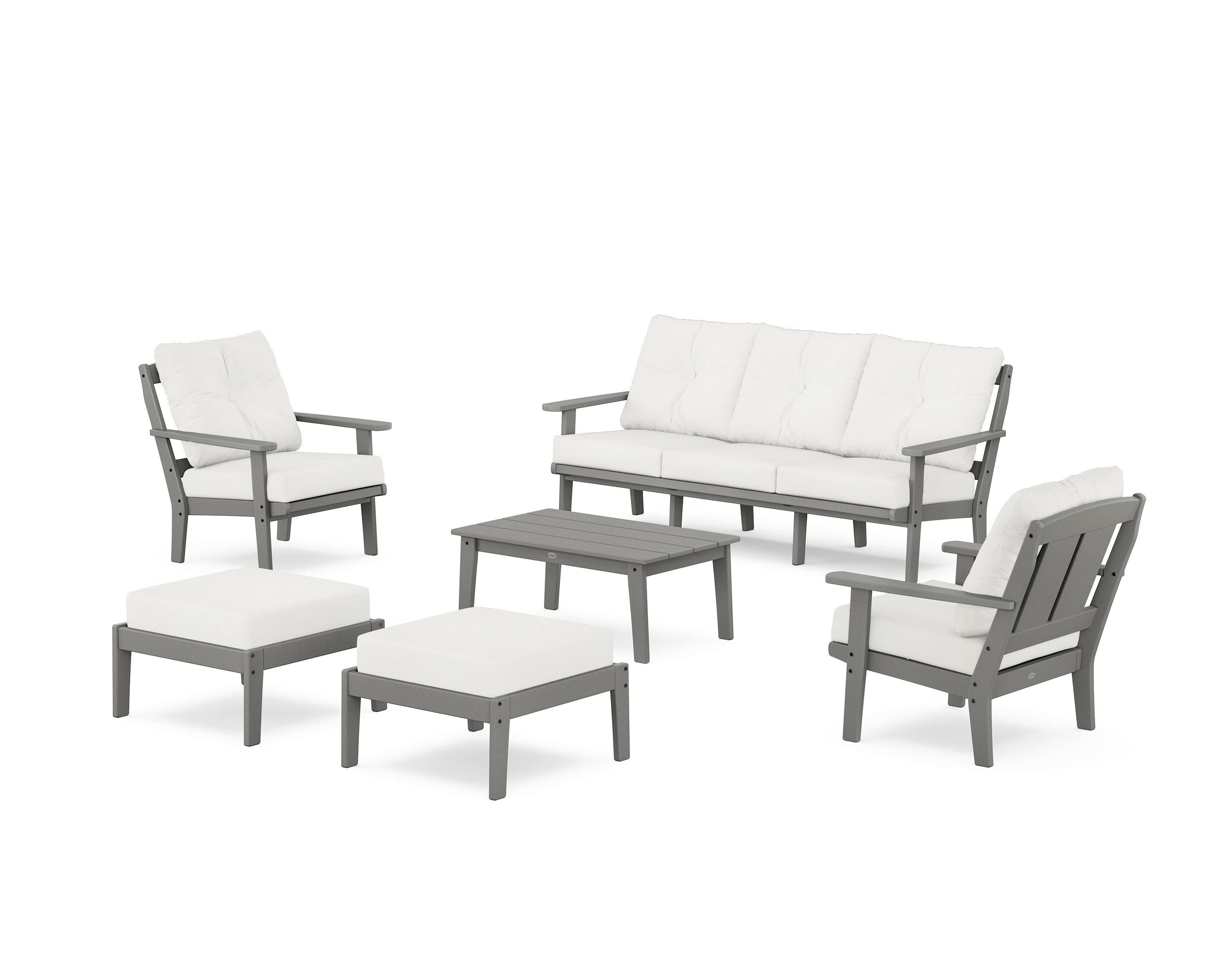 Mission 6-Piece Lounge Sofa Set