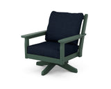 Chippendale Deep Seating Swivel Chair