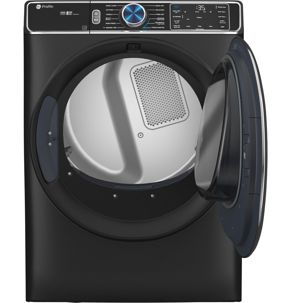 GE Profile™ ENERGY STAR® 7.8 cu. ft. Capacity Smart Front Load Electric Dryer with Steam and Sanitize Cycle