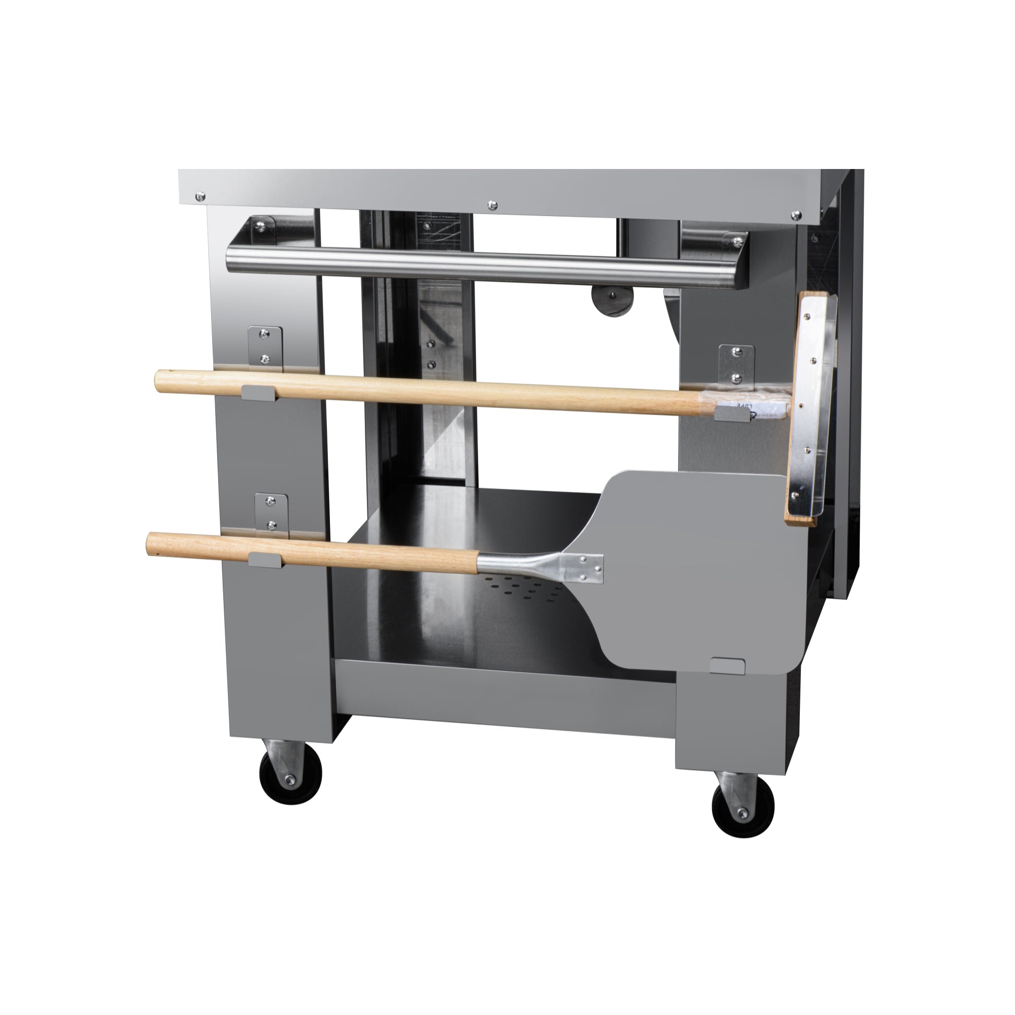 32 in. Outdoor Wood Fired Pizza Oven in Stainless-Steel (KM-OKS-WFPO)
