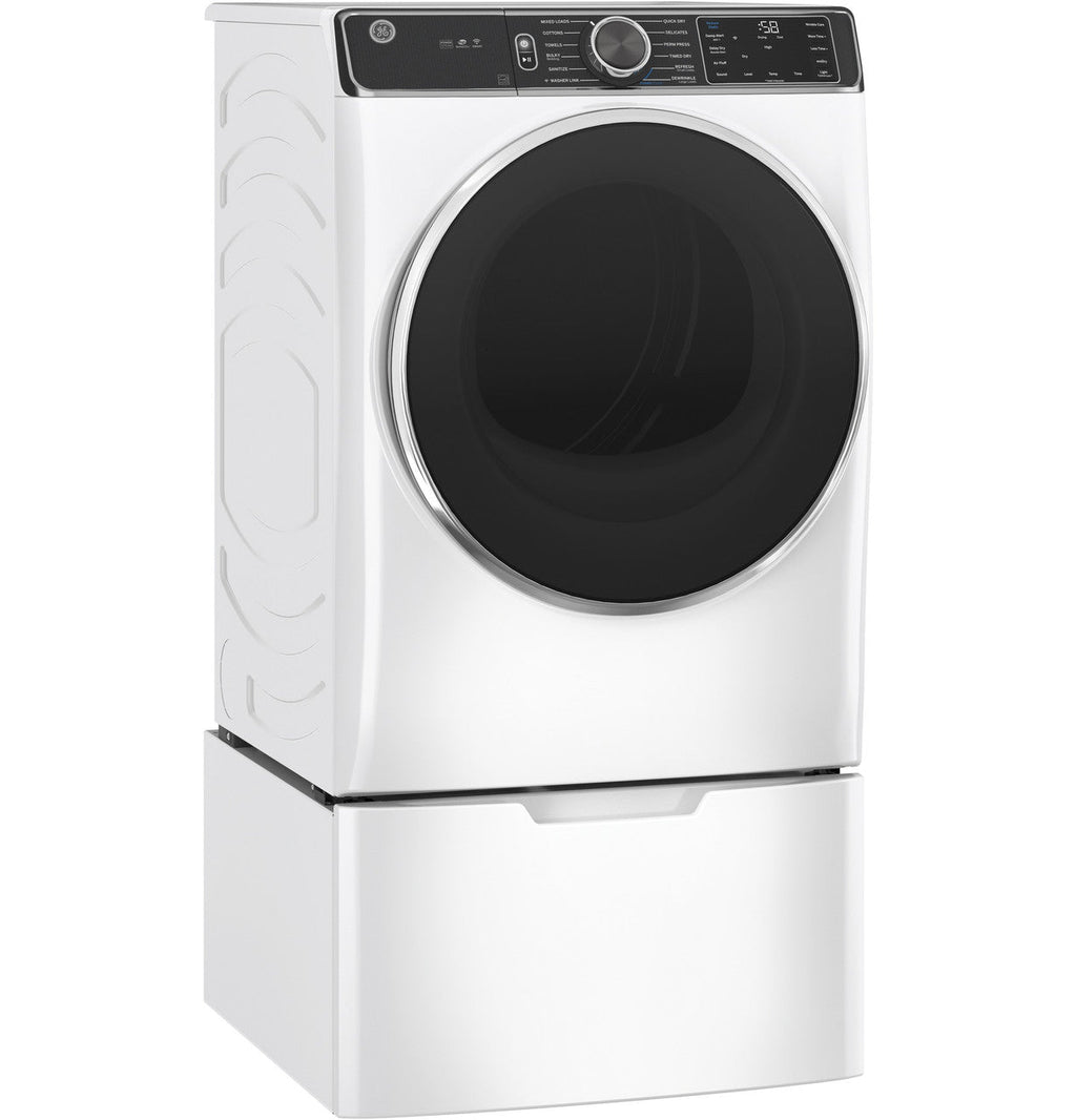 GE GE® ENERGY STAR® 7.8 cu. ft. Capacity Smart Front Load Gas Dryer with Steam and Sanitize Cycle