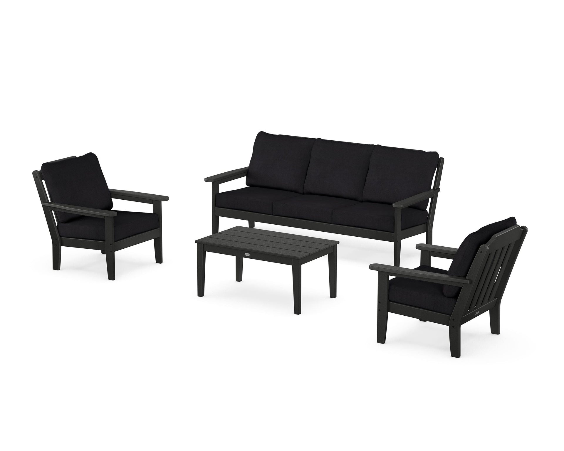 Cottage 4-Piece Deep Seating Set with Sofa