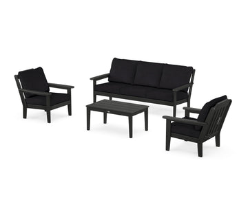 Cottage 4-Piece Deep Seating Set with Sofa