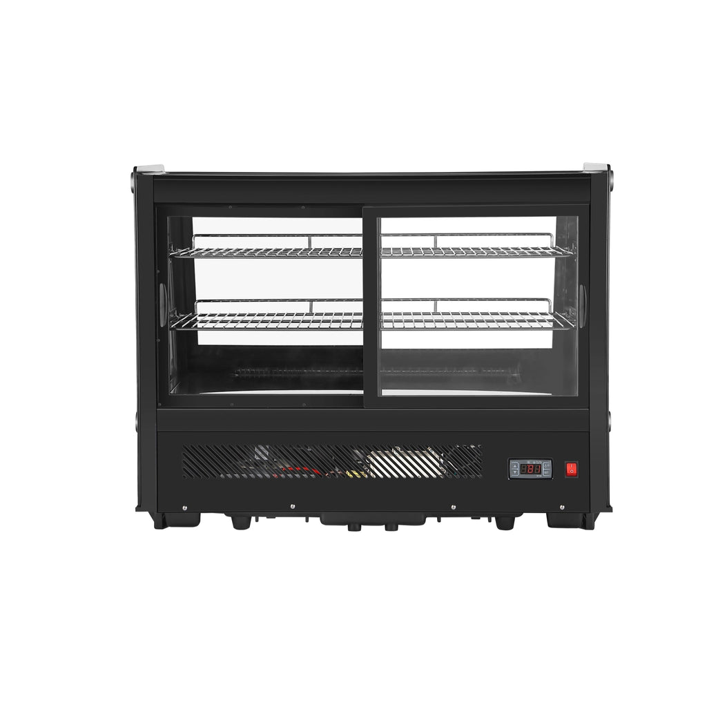 35 in. Self-Service Countertop Display Refrigerator in Black