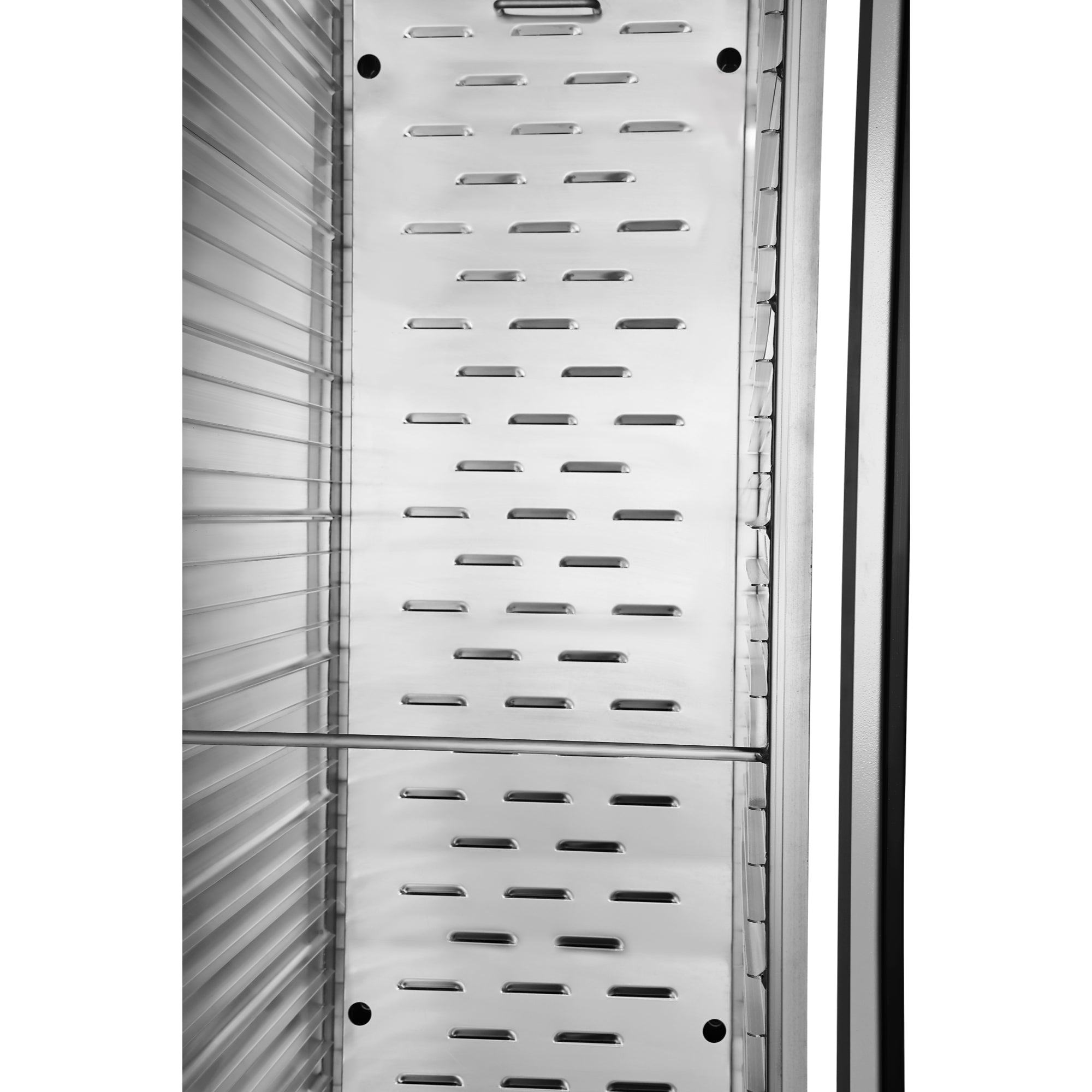 33 in. Commercial Insulated Heated Holding/Proofing Cabinet with Glass Door and 36-Pan Capacity in Silver