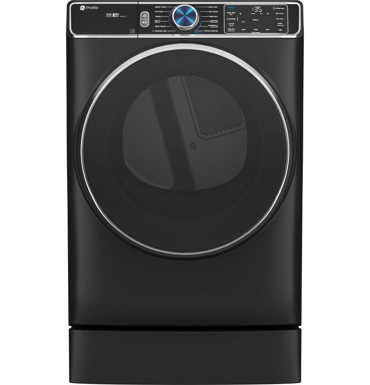 GE Profile™ ENERGY STAR® 7.8 cu. ft. Capacity Smart Front Load Electric Dryer with Steam and Sanitize Cycle