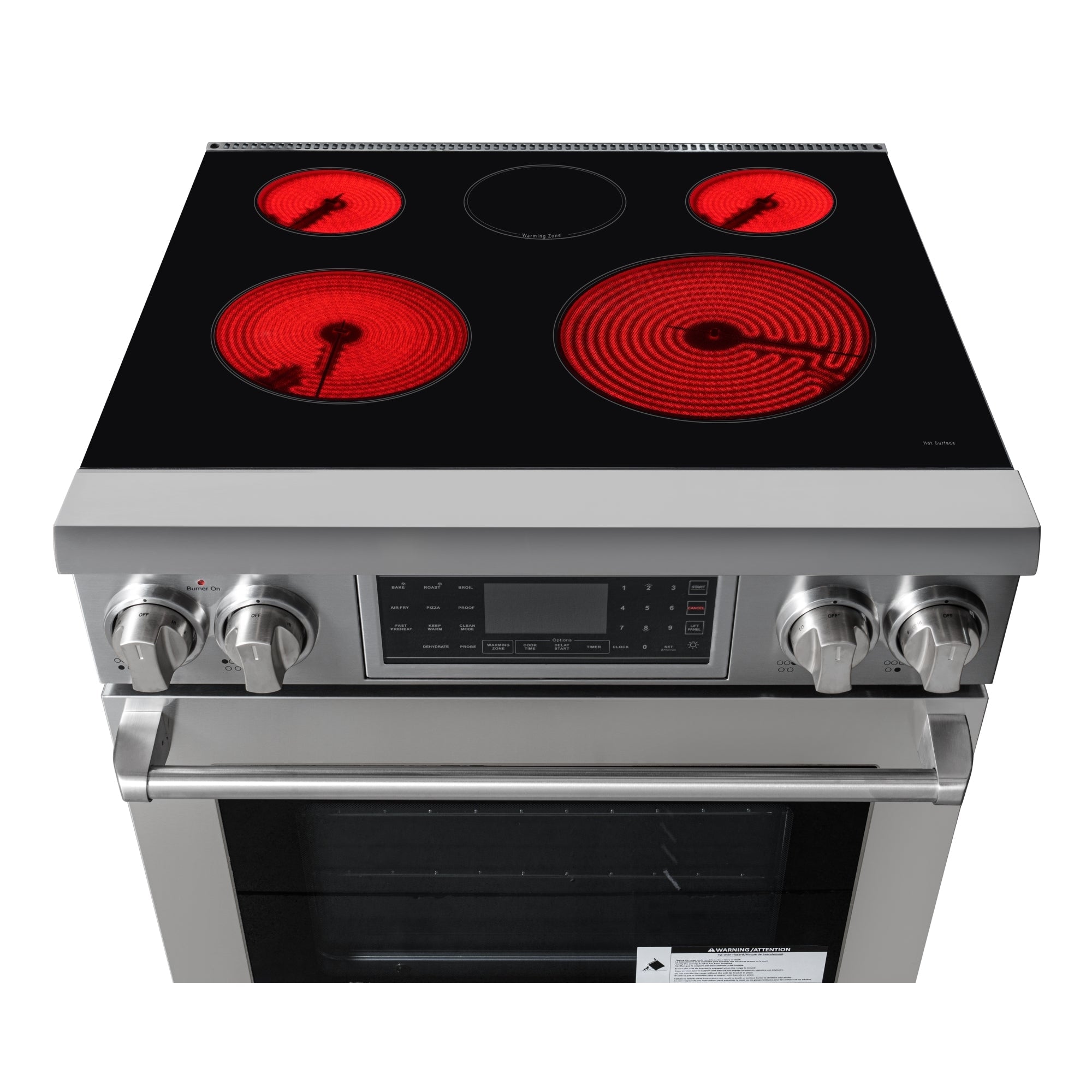 30 in. Electric Professional Range with Tilt Panel and Digital controls, Self-Cleaning, 16300W of Power, 240V in Stainless-Steel