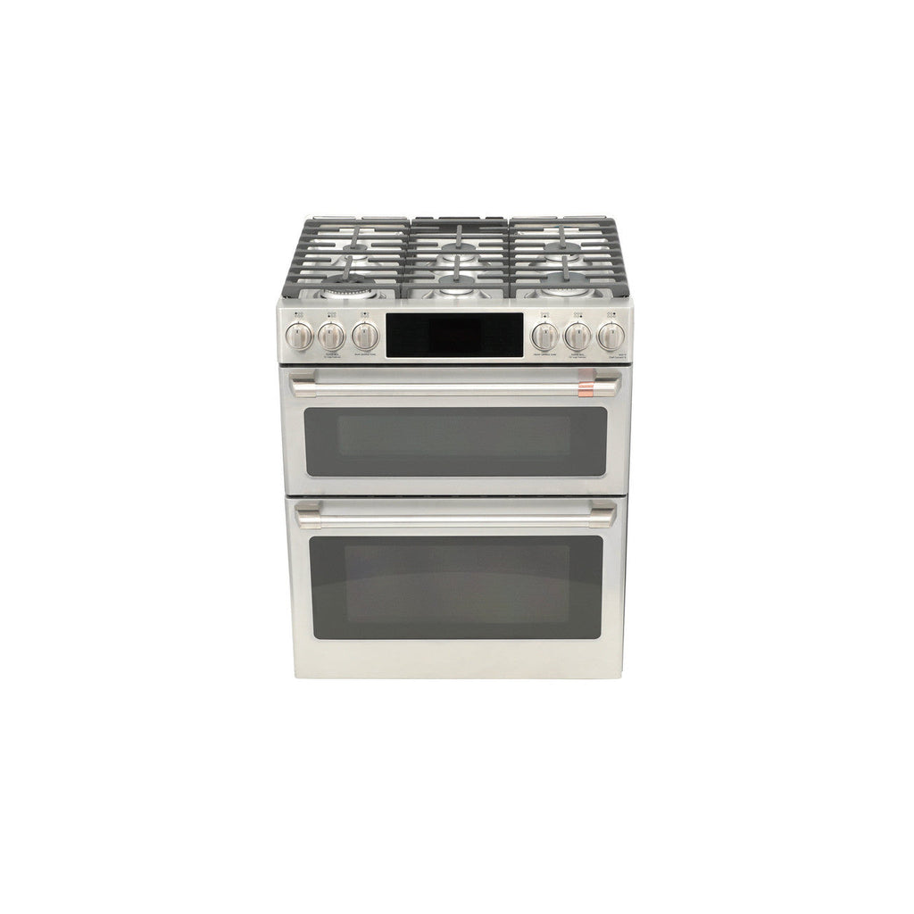 CAFÉ™ 30" Smart Slide-In, Front-Control, Dual-Fuel, Double-Oven Range with Convection