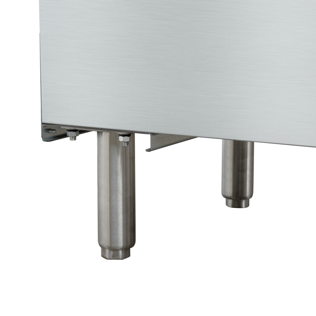 75 lb. Floor Standing Natural Gas Commercial Fryer with 150,000 BTU in Stainless-Steel, ETL Listed