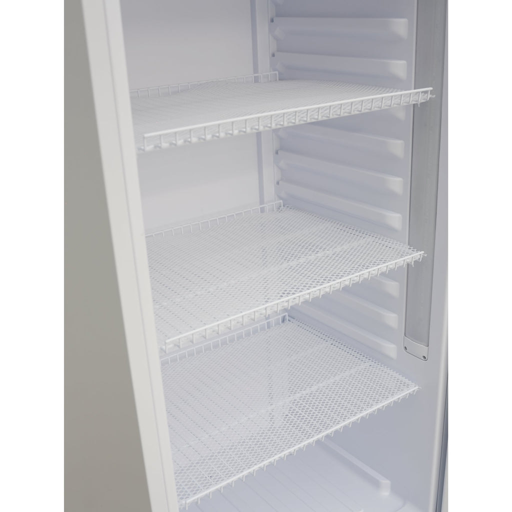 24 in. One-Door Commercial Merchandiser Refrigerator in White,12 cu. ft.