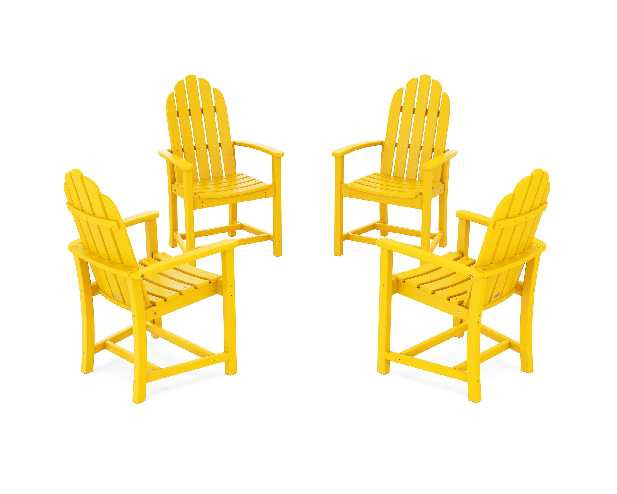 Classic 4-Piece Upright Adirondack Conversation Set