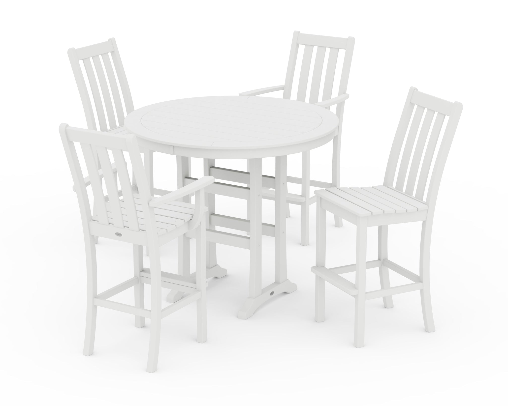 Vineyard 5-Piece Nautical Trestle Bar Set