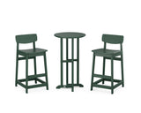 Modern Studio Urban Lowback Bar Chair 3-Piece Bistro Set