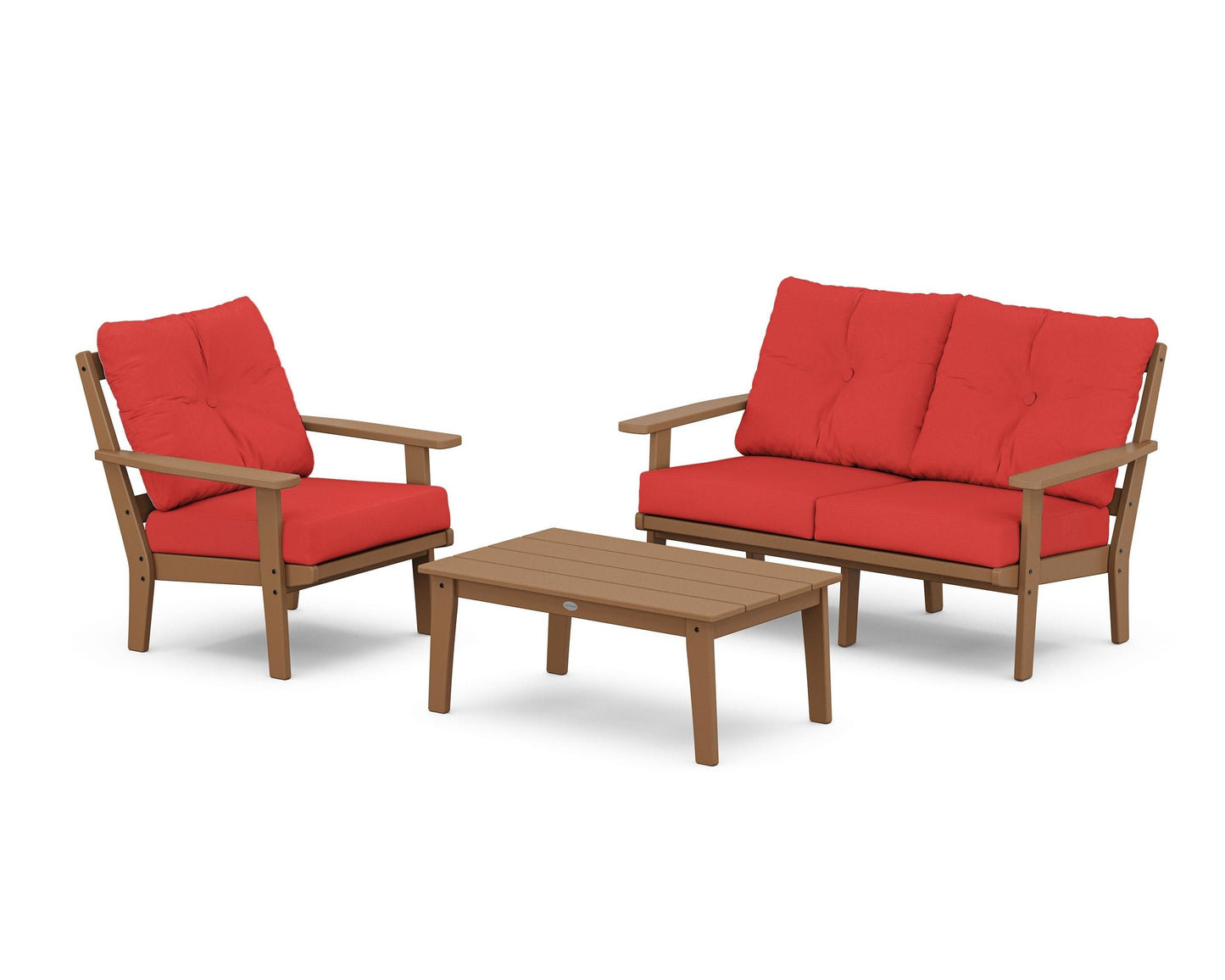 Prairie 3-Piece Deep Seating Set with Loveseat