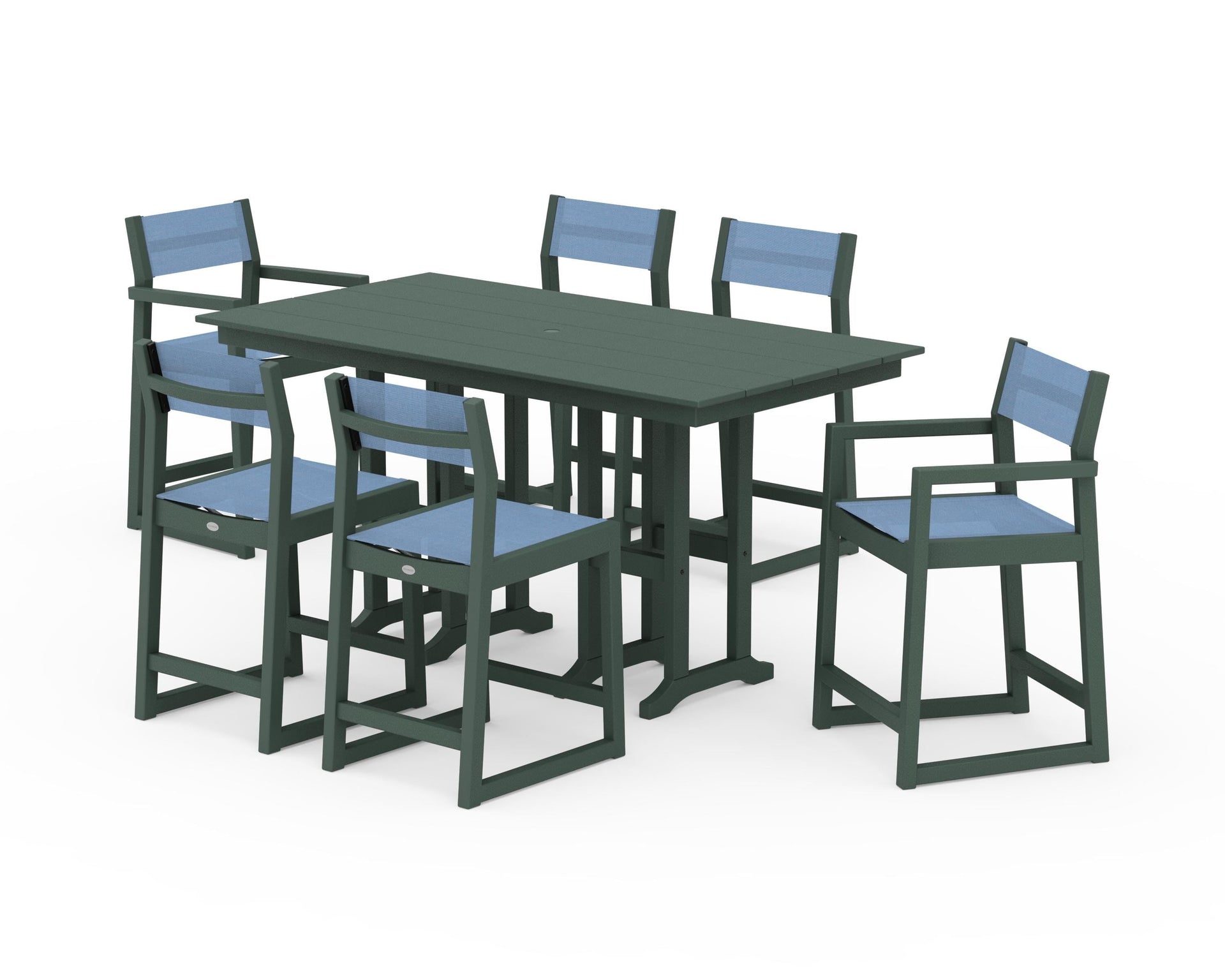 EDGE Sling 7-Piece Farmhouse Counter Set
