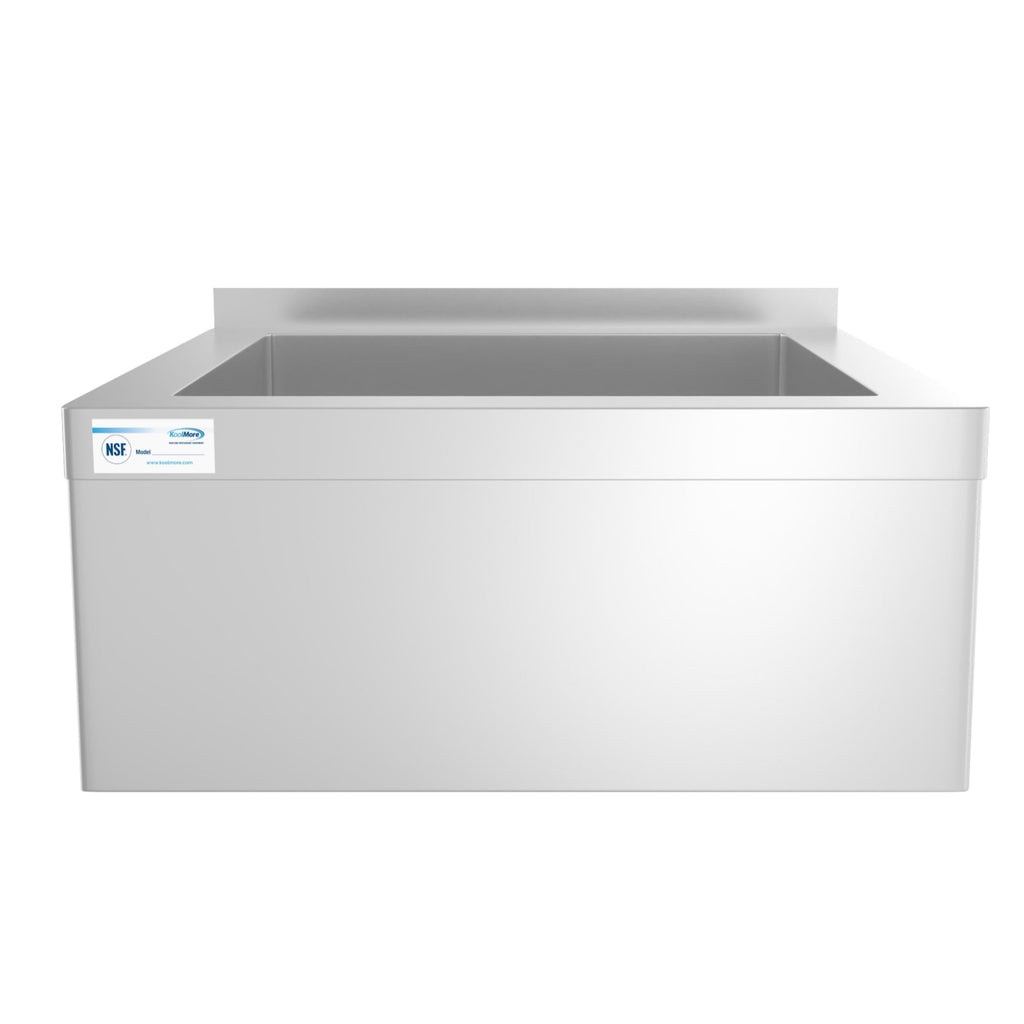 13 in. Commercial Floor Mop Sink with Deep Basin, Bowl size 24"x 24"x 13"