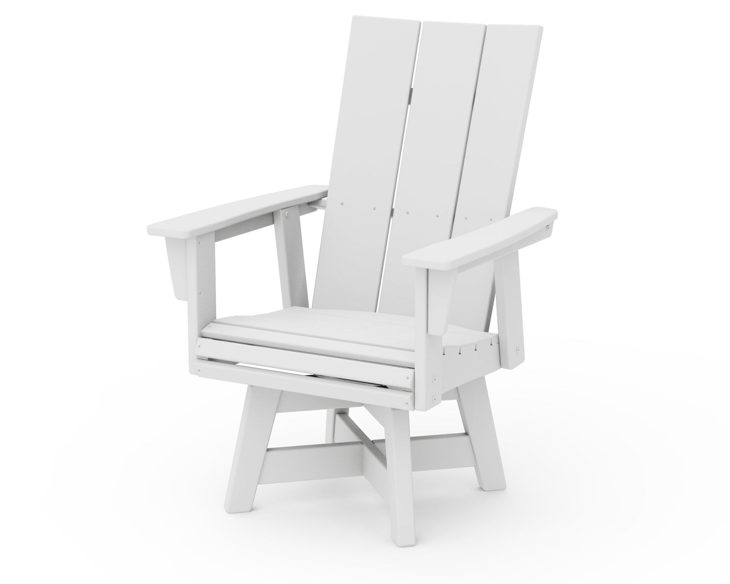Modern Curveback Adirondack Swivel Dining Chair
