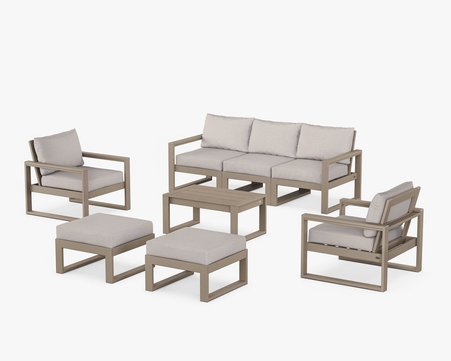 EDGE Sectional 8-Piece Lounge Sofa Set