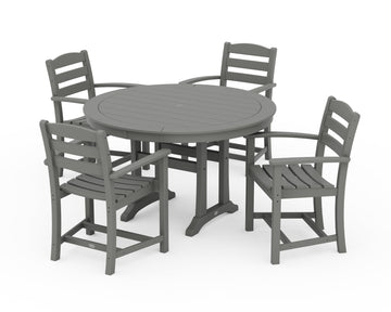 La Casa Café 5-Piece Arm Chair Dining Set
