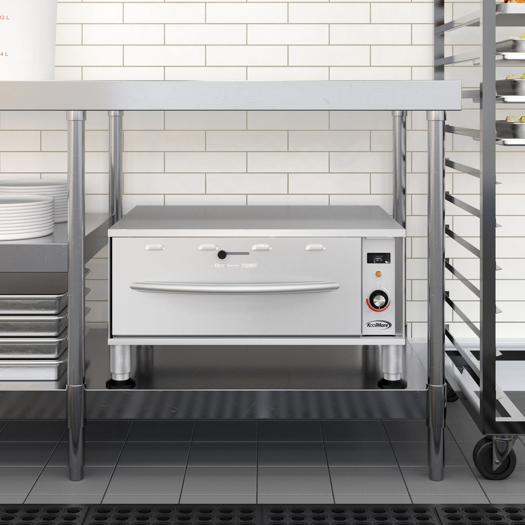One-Drawer Commercial Free Standing Warming Drawer in Stainless-Steel, UL and NSF Listed