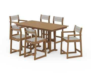 EDGE Sling 7-Piece Farmhouse Counter Set