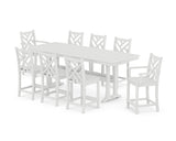 Chippendale 9-Piece Counter Set with Trestle Legs