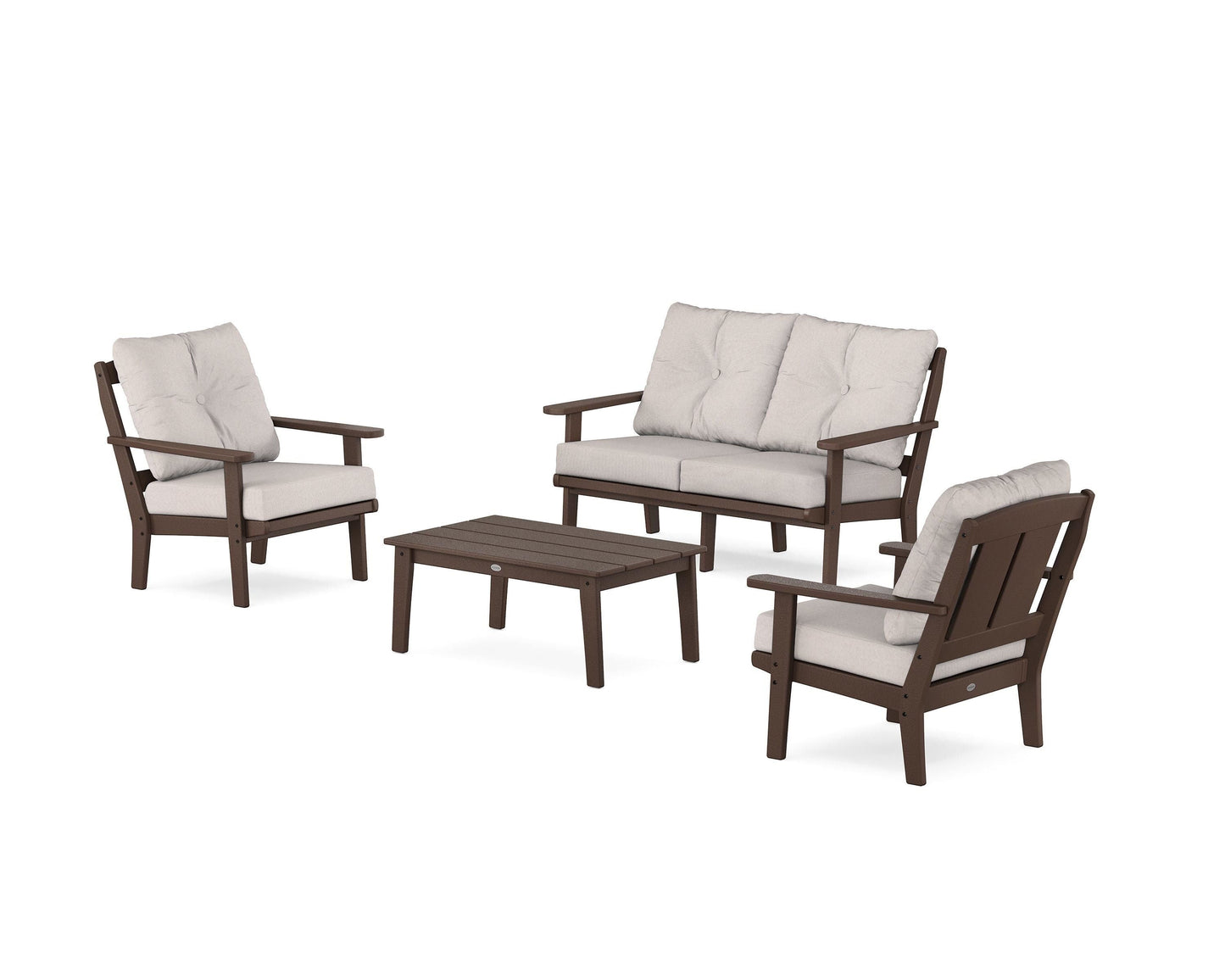 Mission 4-Piece Deep Seating Set with Loveseat