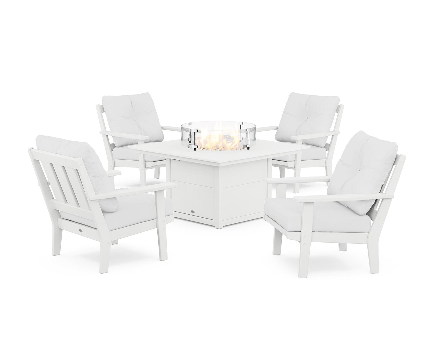 Oxford 5-Piece Deep Seating Set with Fire Pit Table