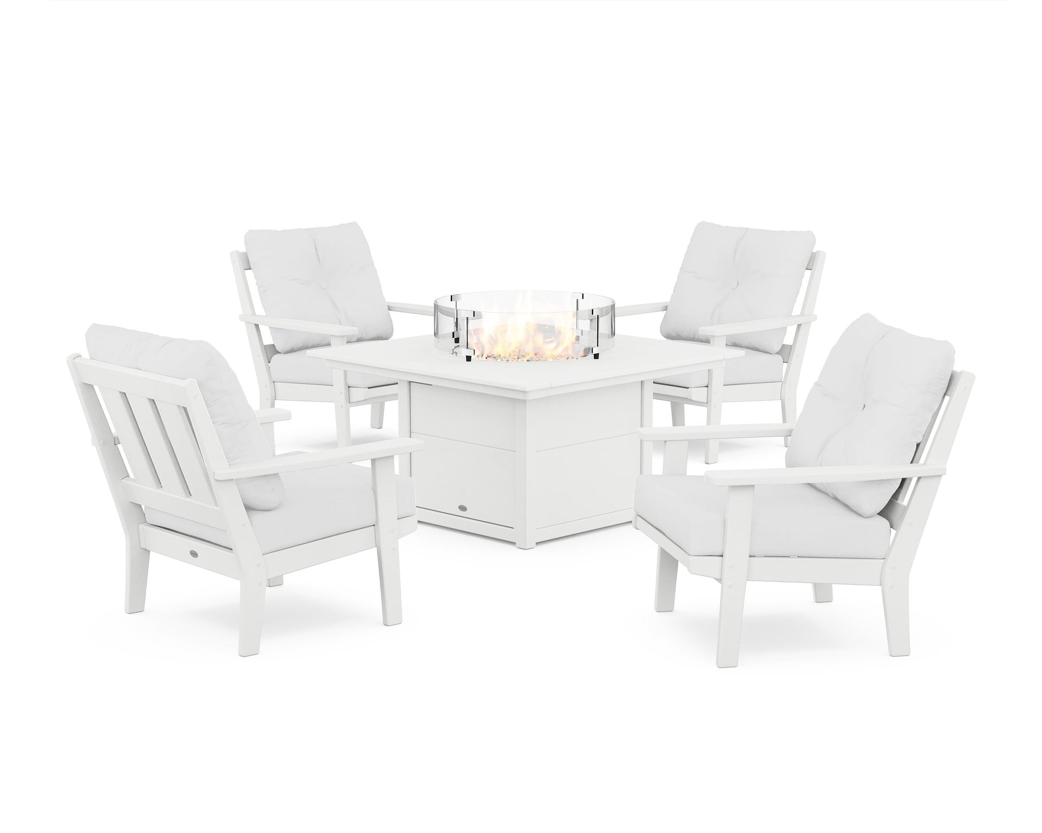 Oxford 5-Piece Deep Seating Set with Fire Pit Table