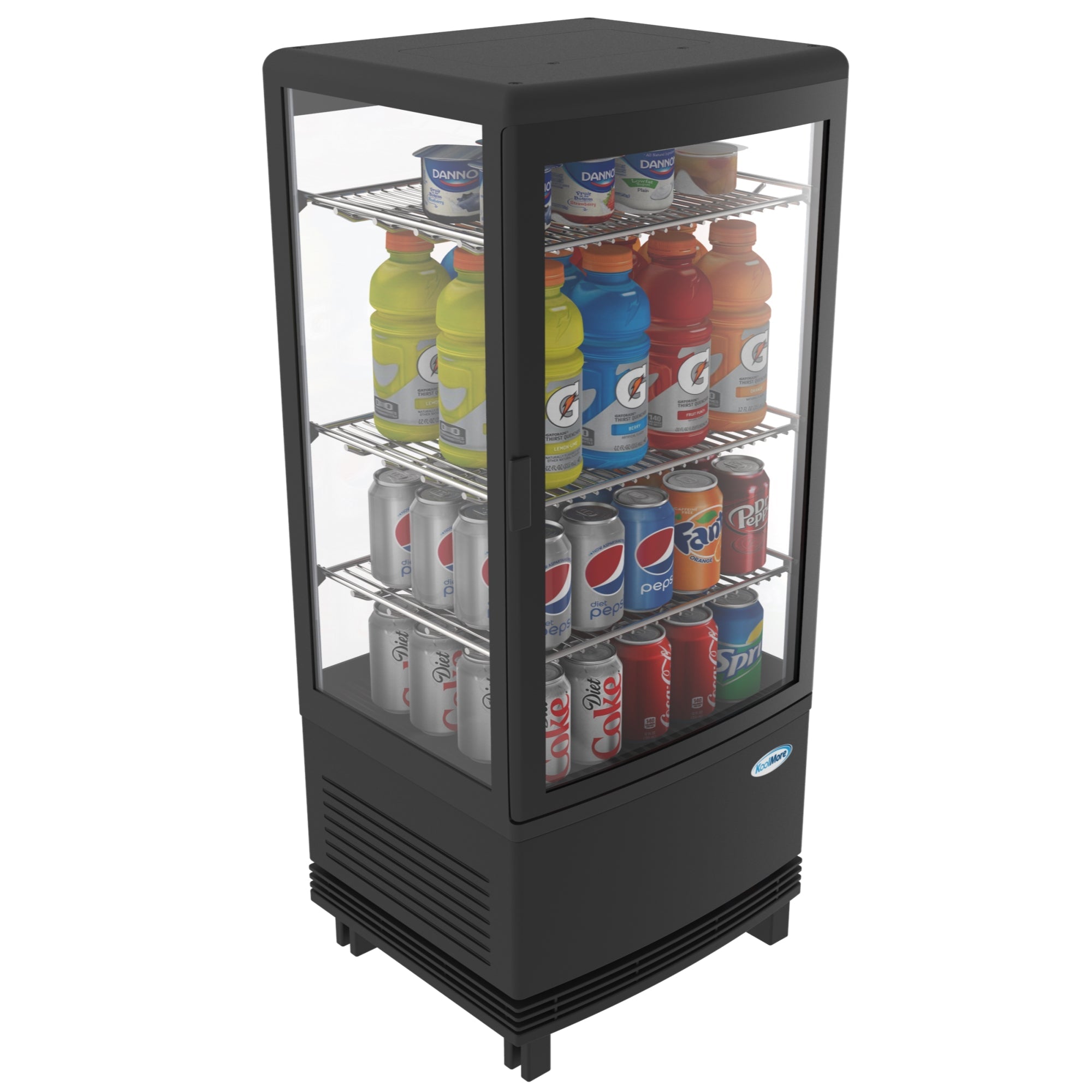 17 in. Black Countertop Display Refrigerator - 3 Cu Ft.
