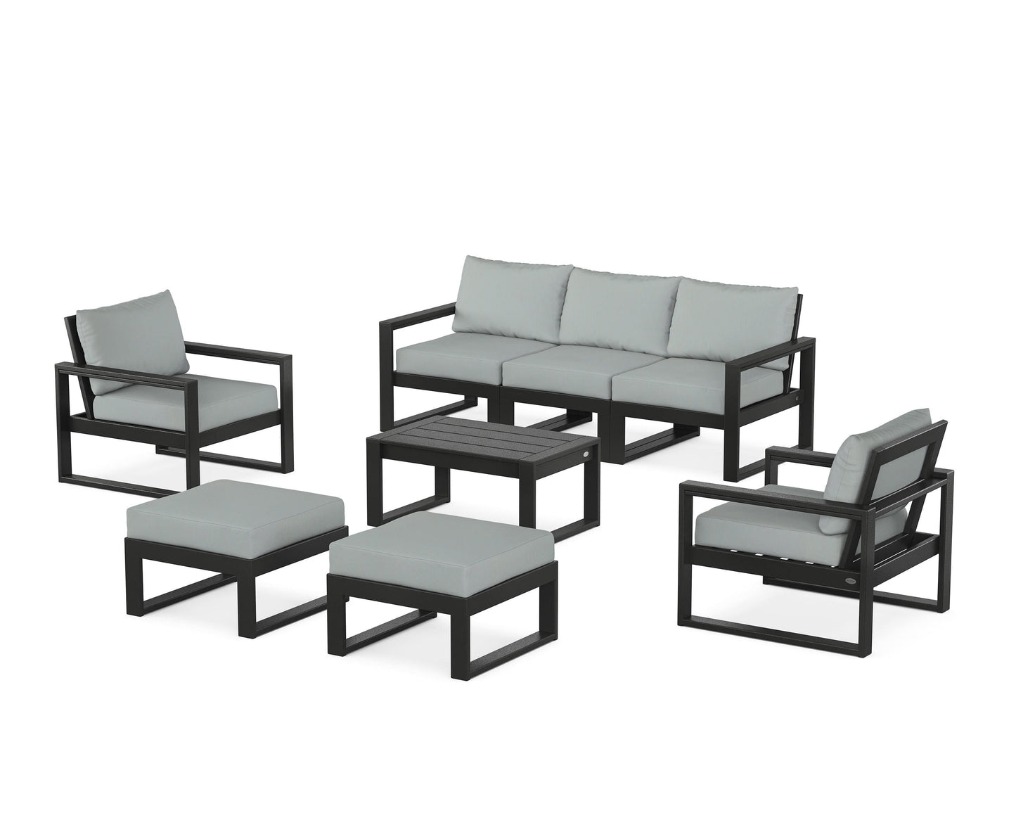EDGE Sectional 8-Piece Lounge Sofa Set