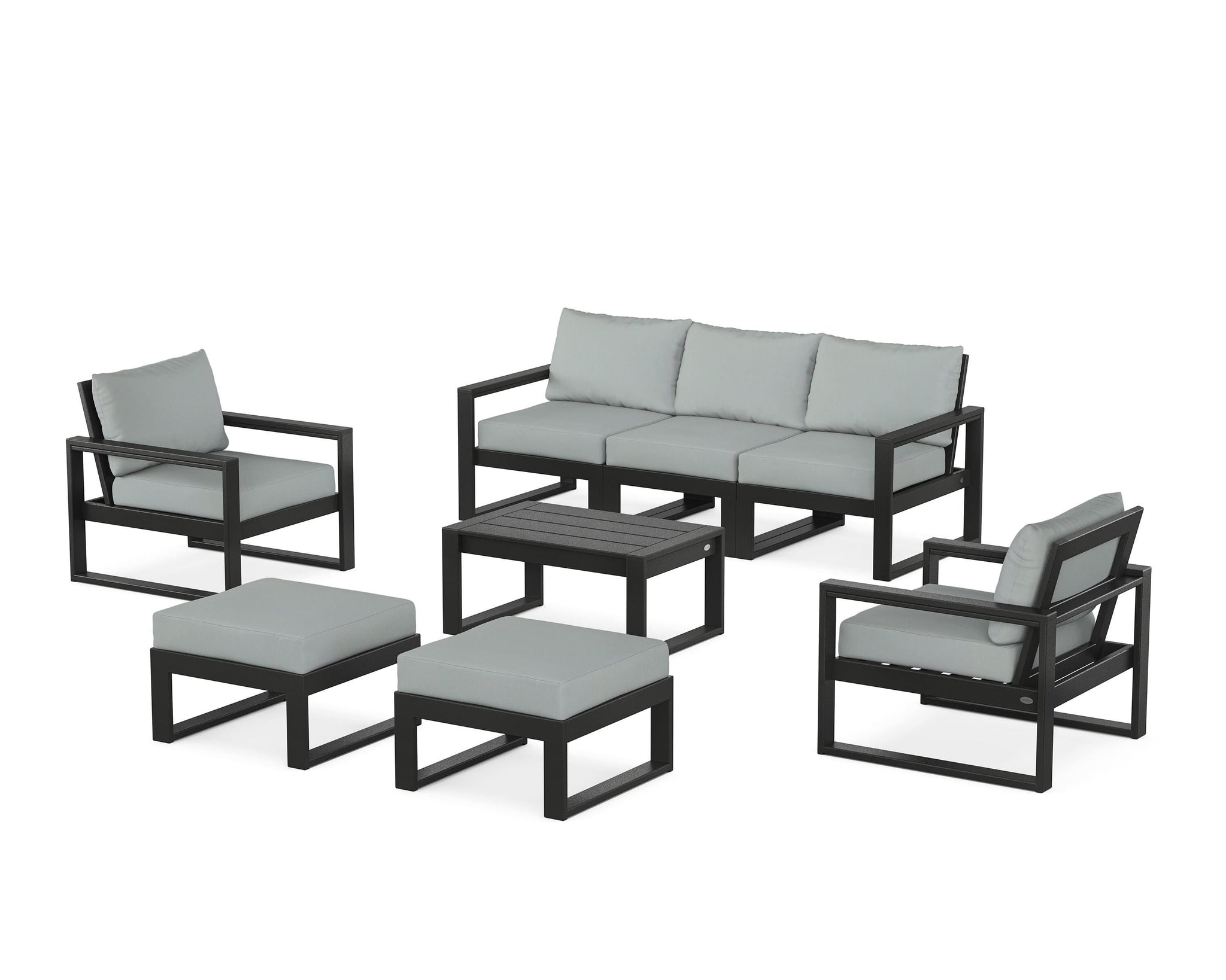 EDGE Sectional 8-Piece Lounge Sofa Set