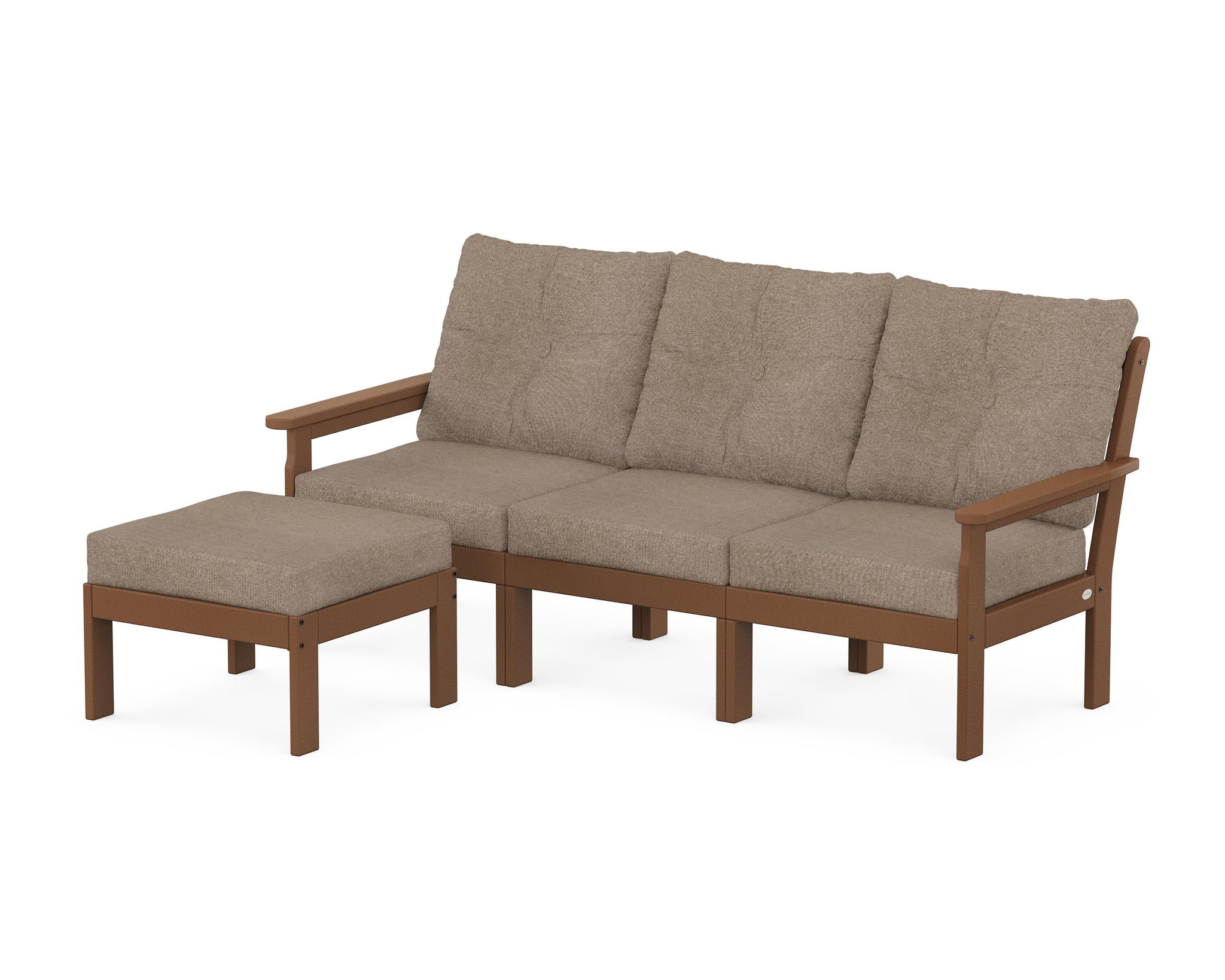 Vineyard 4-Piece Sectional with Ottoman