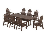 Long Island 9-Piece Dining Set with Trestle Legs