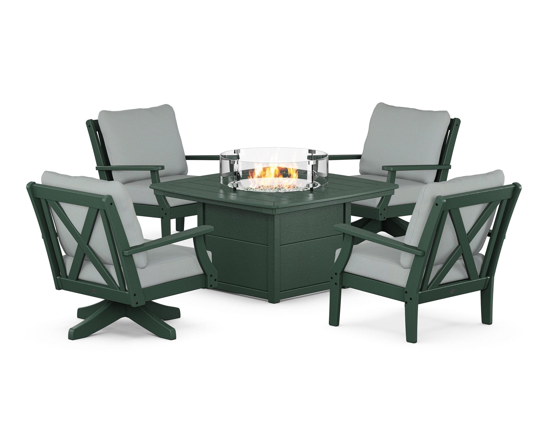 Braxton 5-Piece Deep Seating Set with Fire Table