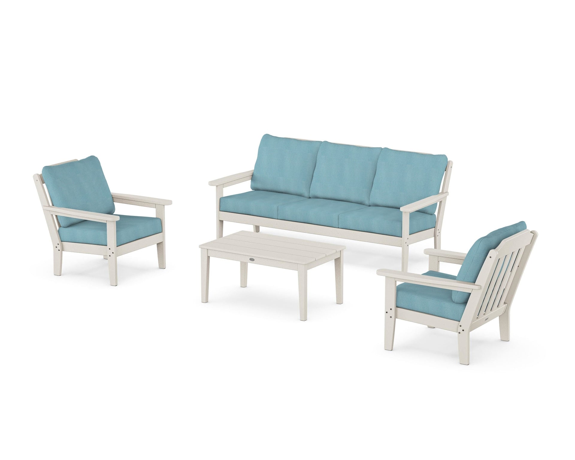 Cottage 4-Piece Deep Seating Set with Sofa
