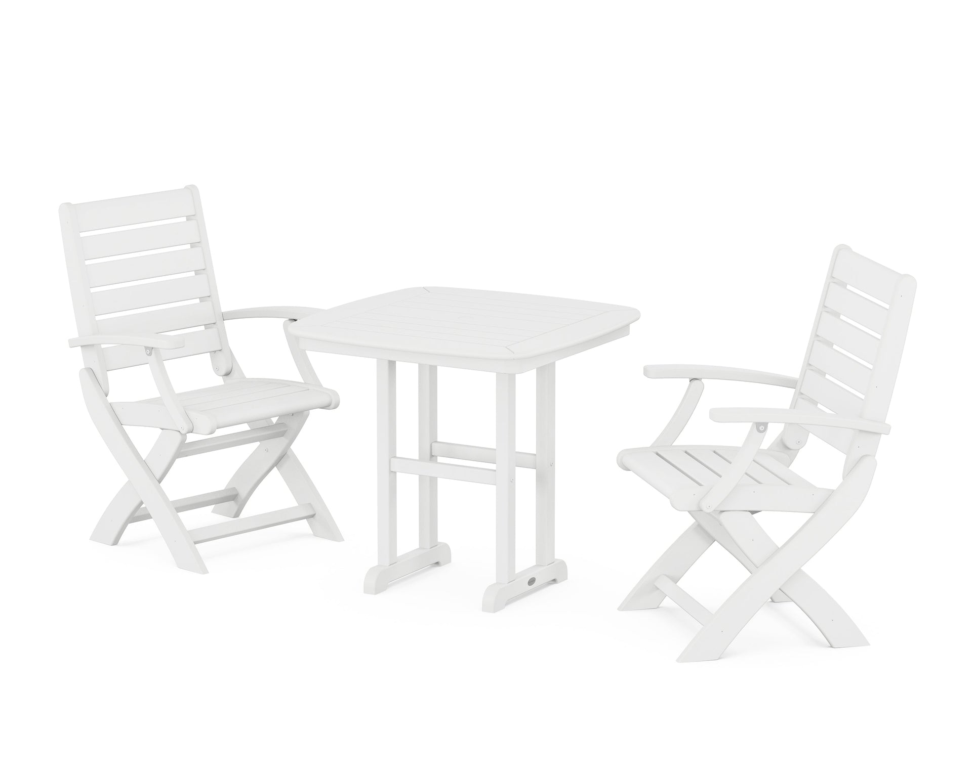Signature Folding Chair 3-Piece Dining Set