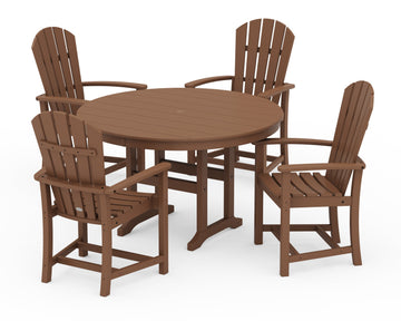 Palm Coast 5-Piece Round Farmhouse Dining Set