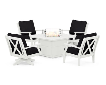 Braxton 5-Piece Deep Seating Set with Fire Table