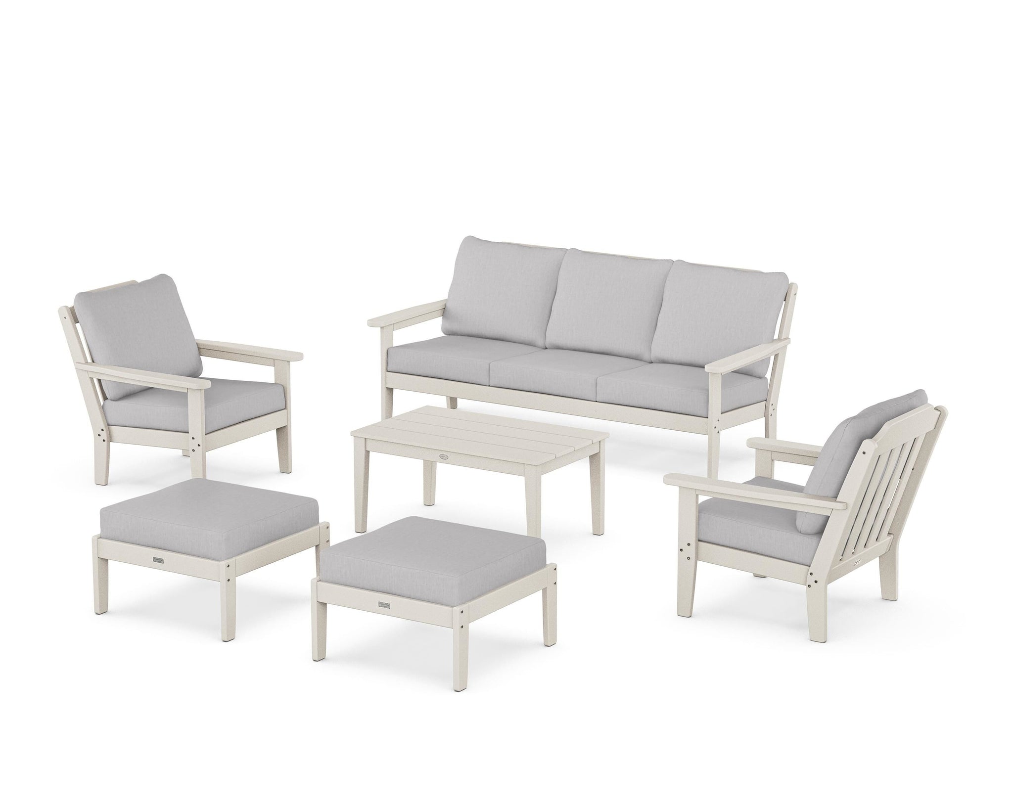 Cottage 6-Piece Lounge Sofa Set