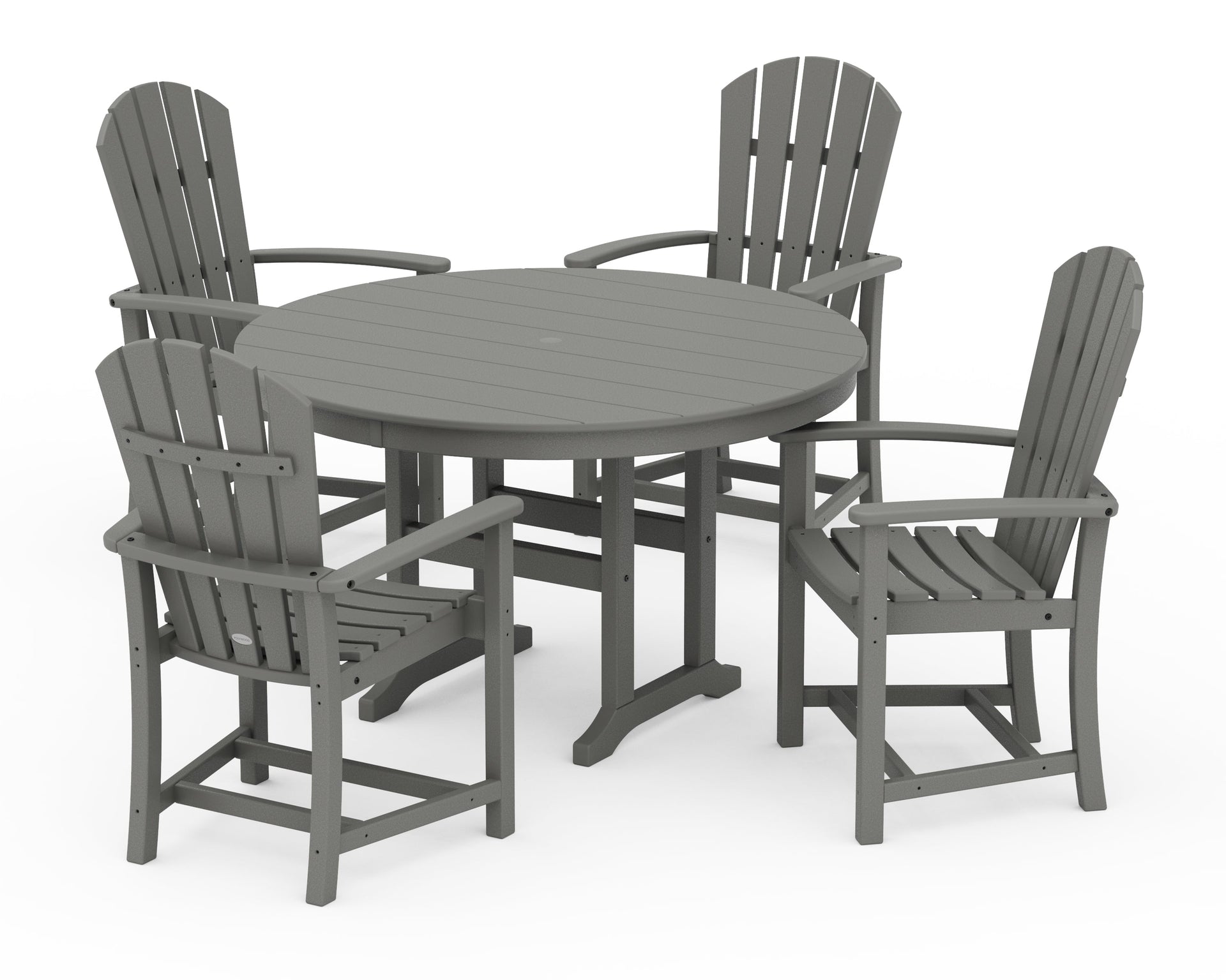 Palm Coast 5-Piece Round Farmhouse Dining Set