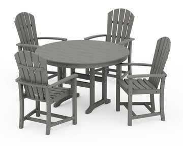 Palm Coast 5-Piece Round Farmhouse Dining Set