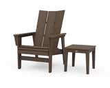 Modern Grand Upright Adirondack Chair with Side Table