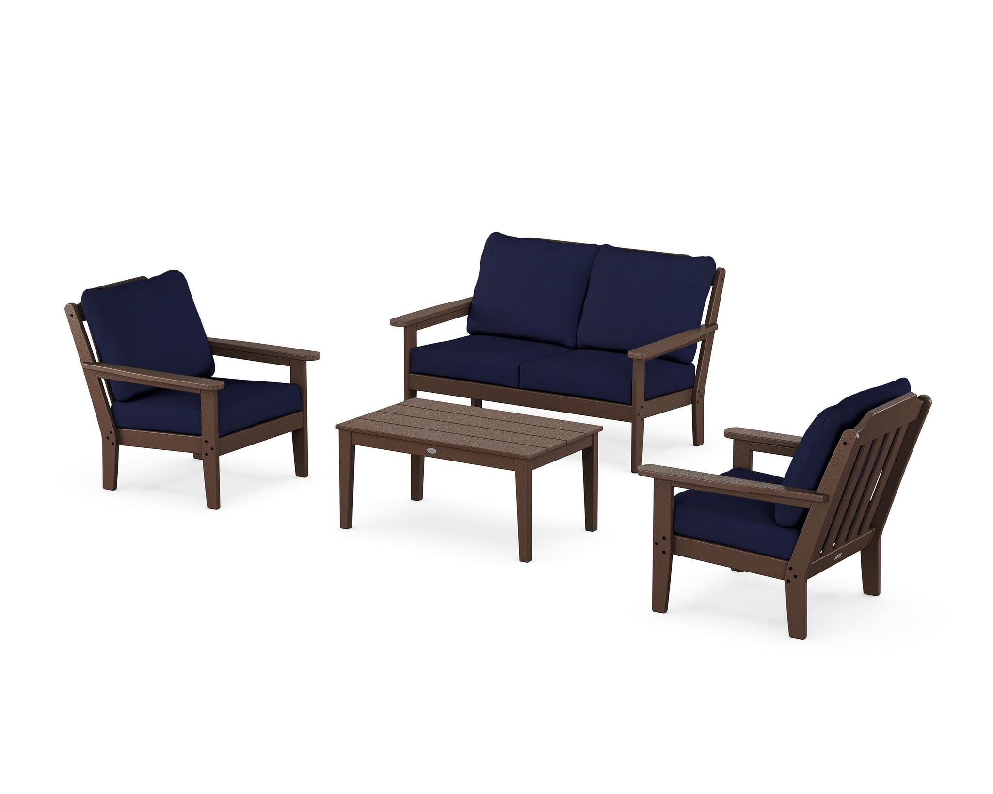 Cottage 4-Piece Deep Seating Set with Loveseat