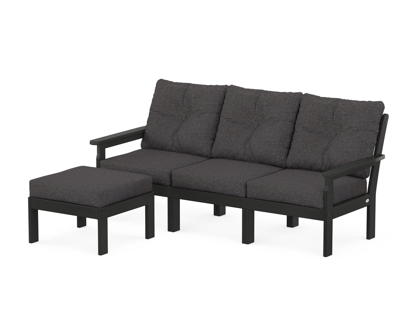 Vineyard 4-Piece Sectional with Ottoman
