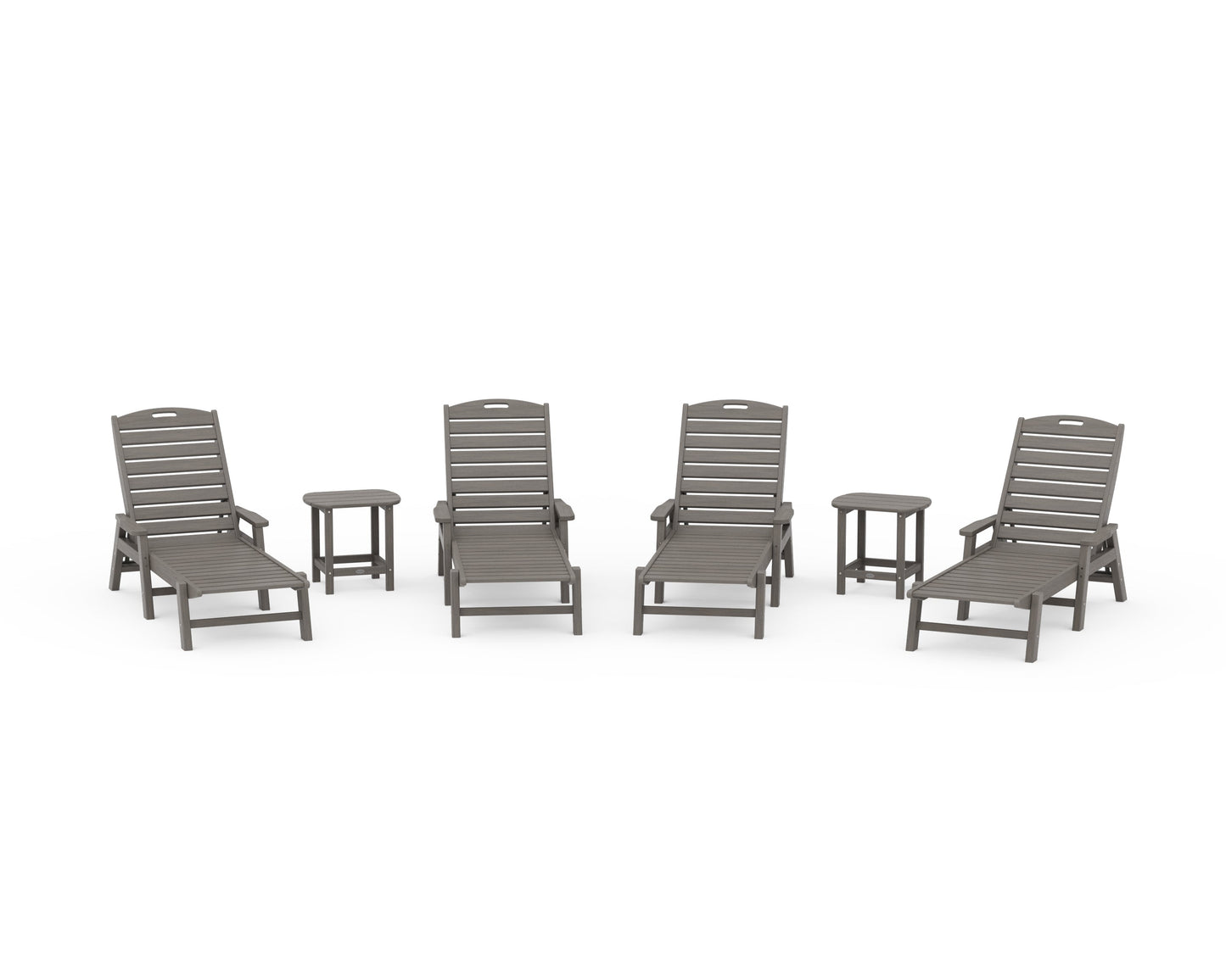 Nautical Chaise 6-Piece Set with Arms