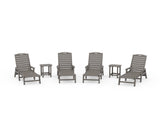 Nautical Chaise 6-Piece Set with Arms